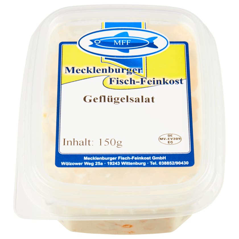 Mecklenburger Fisch-Feinkost Geflügelsalat 150g